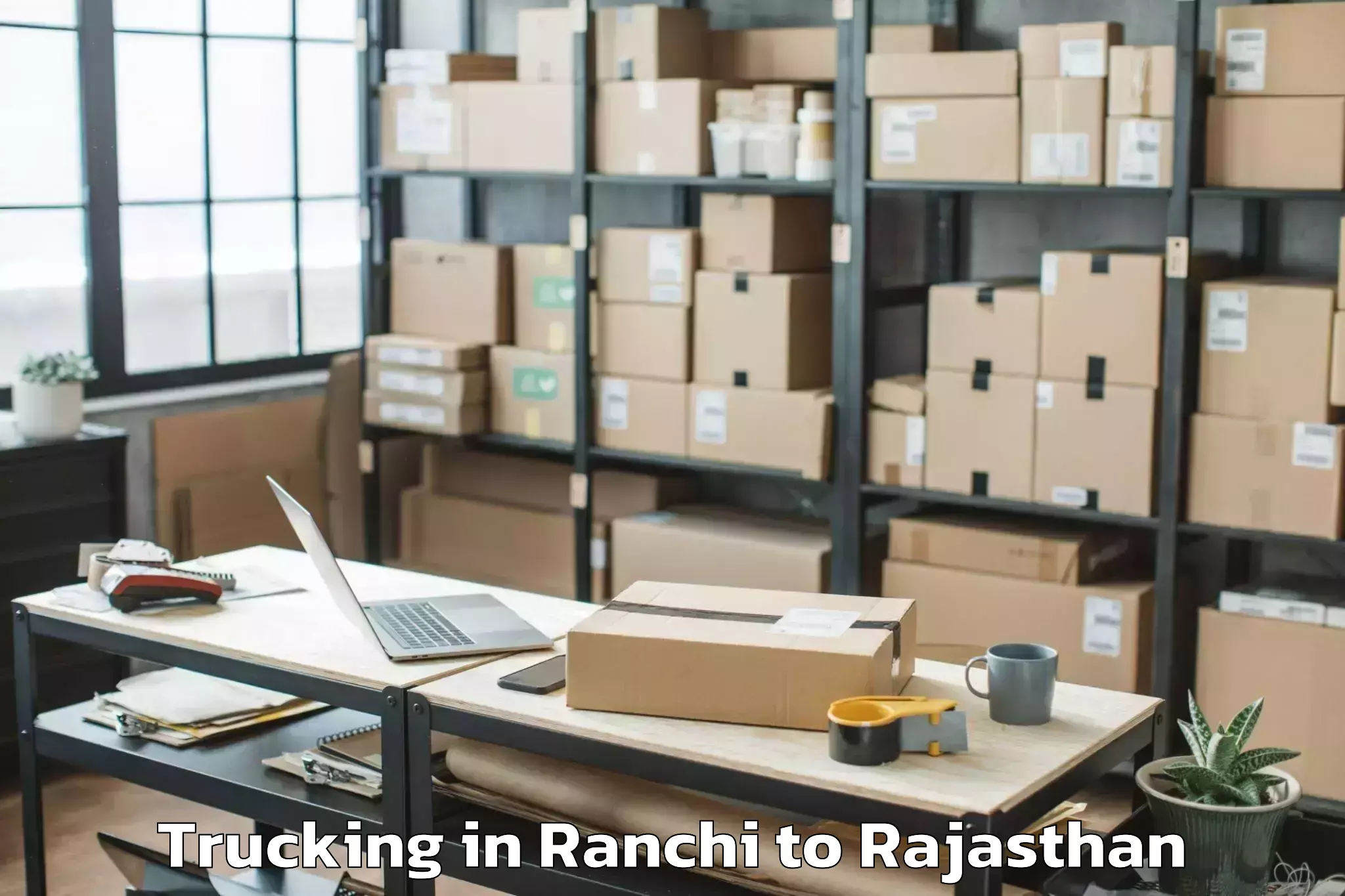 Book Your Ranchi to Jahazpur Trucking Today